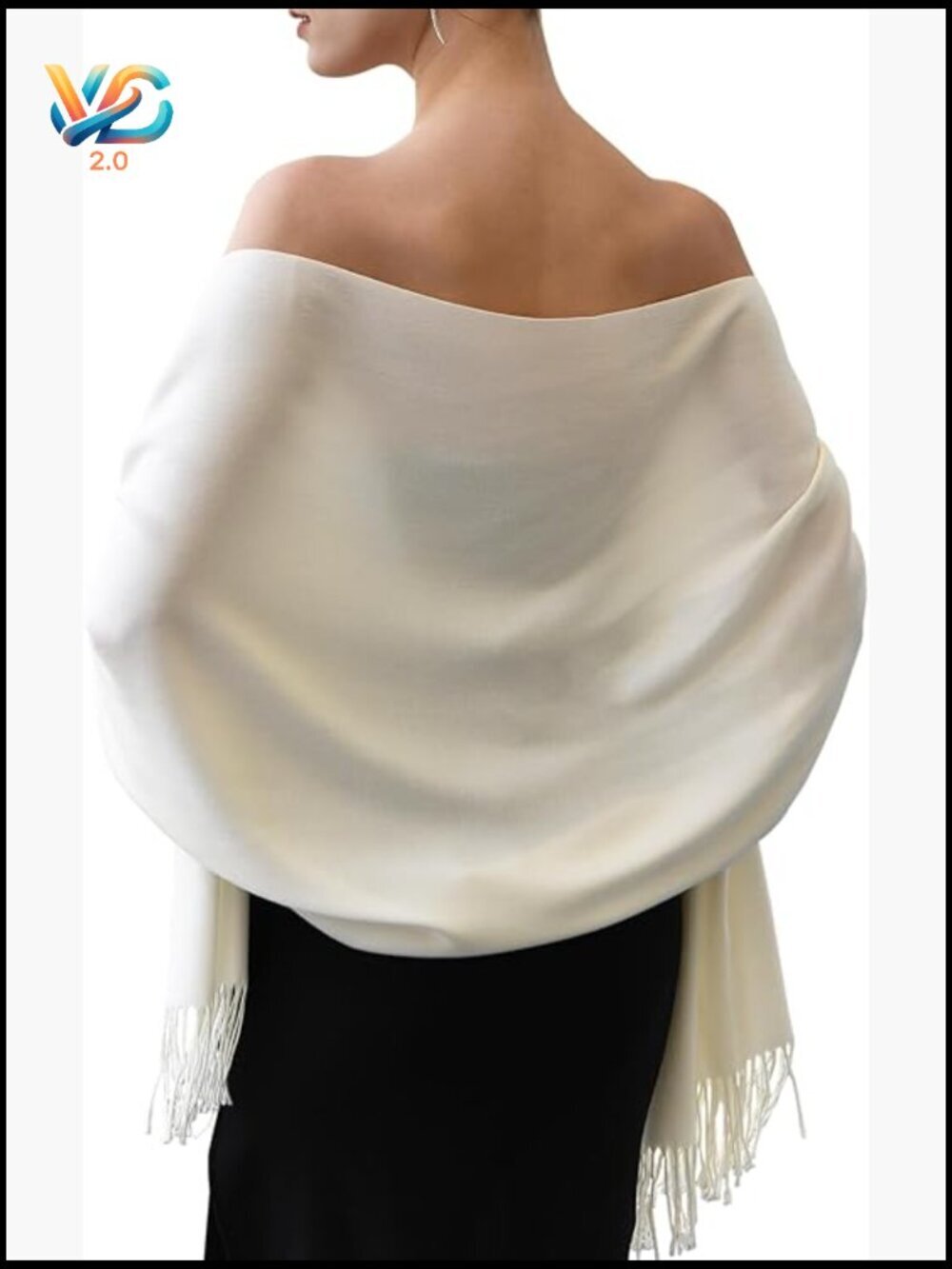 Butter-Soft Oversized Scarf Shawl Wrap for Dresses Wedding Blanket Fashion
